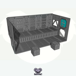 Decoración Estrella Temática Sci-Fi para Caja Minis